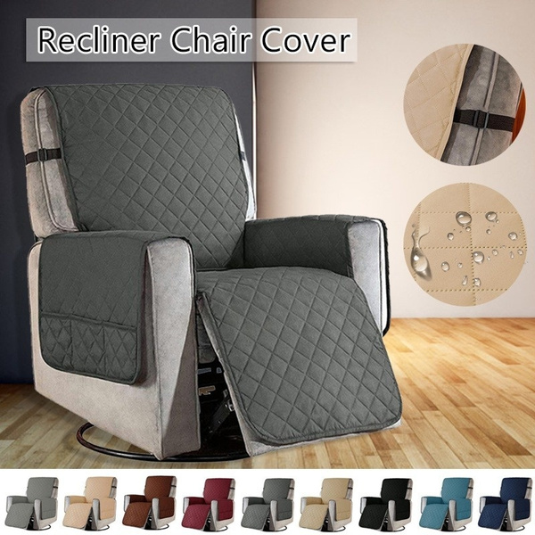 Waterresistant Recliner Chair Cover Protector Super Soft Recliner Cover Stretch Dustproof Armchair Cover Protector 9 Colors