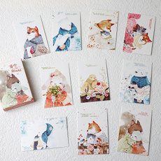 Mini, birthdaycardsgift, lovelypostcard, cutedrawingcard