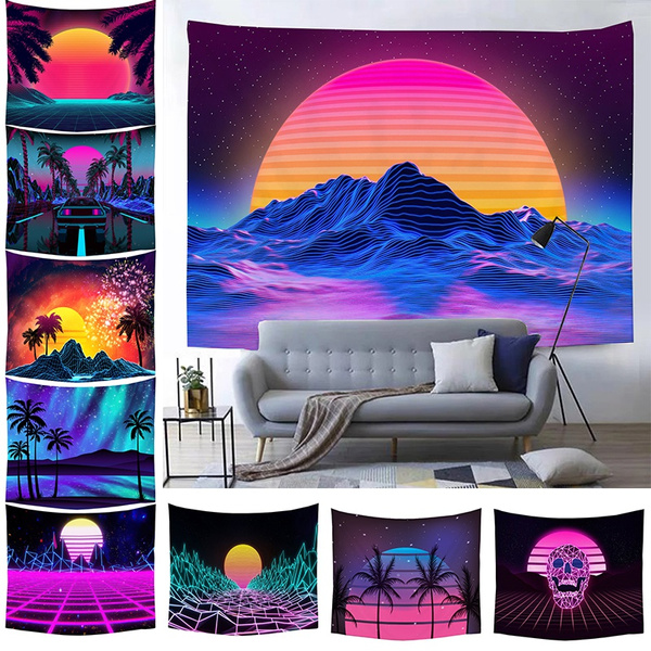 Retrowave tapestry new arrivals