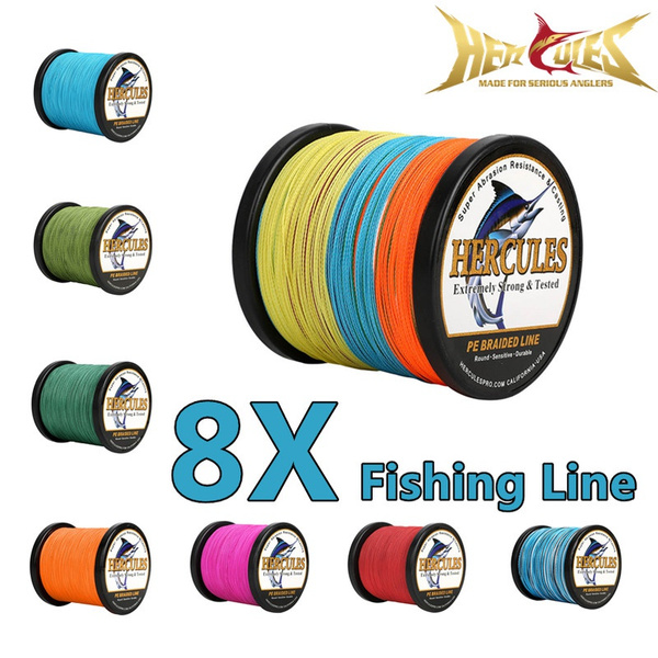 Hercules Braided Fishing Line 500M/547YDS Fishing Lines 8-Strands