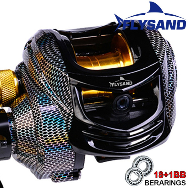 Fishing Reel 7.2/1 Gear Ratio Baitcasting Reel Metal Max Drag 10kg