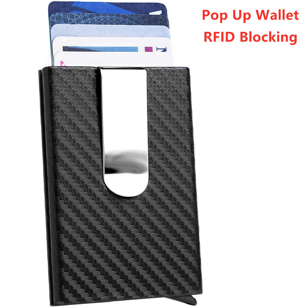 Carbon Fiber Wallet, Pop Up Wallet