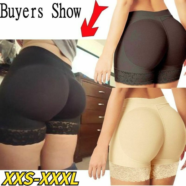 Butt Pads Butt Lifter Panties Padded Underwear for Women Hip Pads Enhancer  Shorts Seamless Lace Body Shaper 