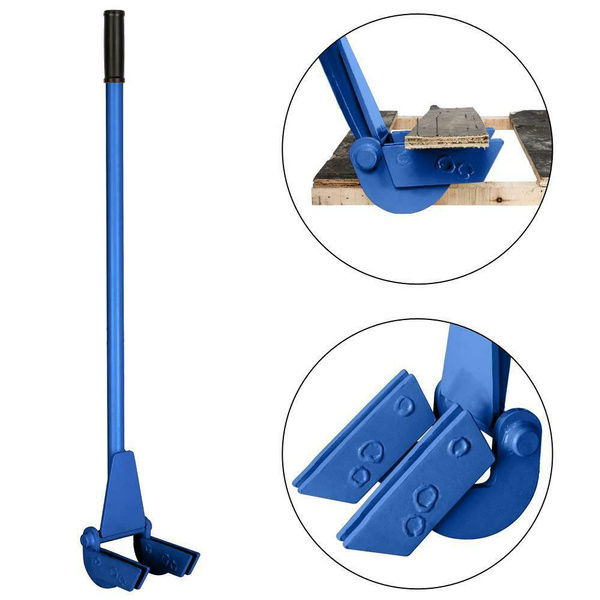 44" Pallet Buster Breaker Pallet Pry Bar Double Fork + Free 12.8" Nail
