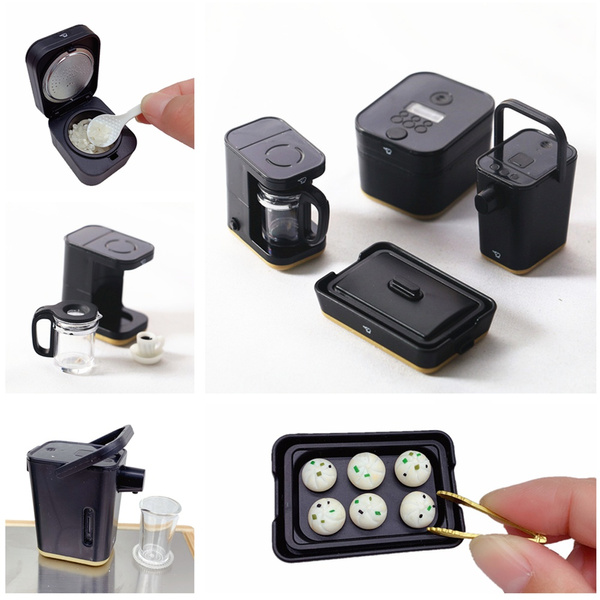 Miniature Simulated Black Barbecue Small Oven Dollhouse Toy, Miniature  House Mini Cooking Appliances Outdoor Grill, Mini Kitchen Cookware Mini  Kitchen Playing Prop - Temu