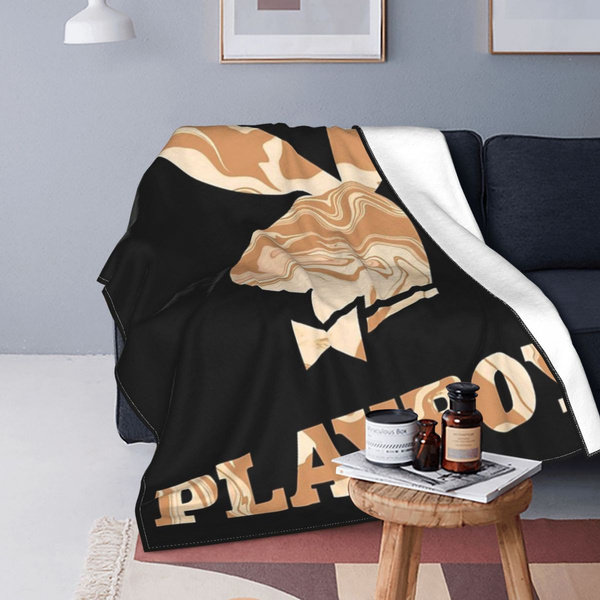 Playboy Bunny Aesthetics Liquify Funky Cool Y2k Throw Blanket