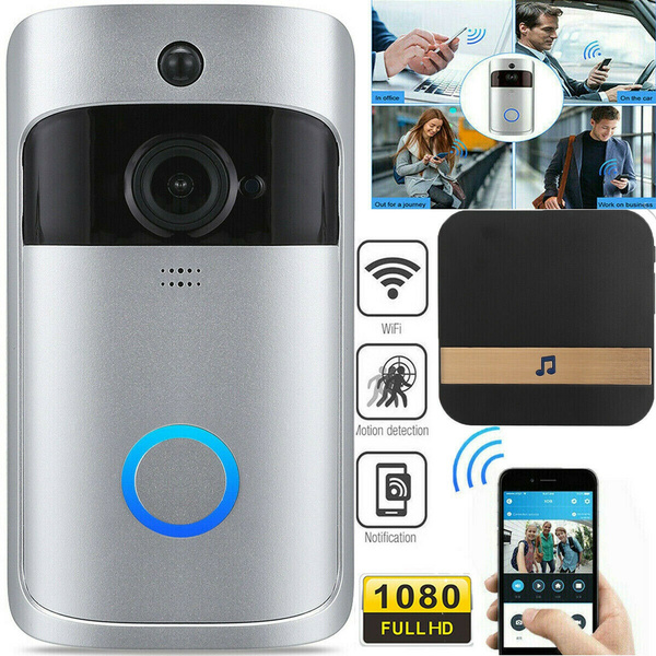 Wireless WiFi Video Doorbell Smart Phone Camera Door Bell Ring