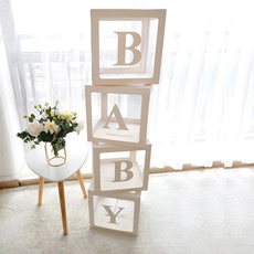 Baby, Shower, Boxes, Balloon