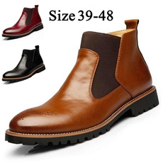 ankle boots, Plus Size, Mens Boots, Leather Boots
