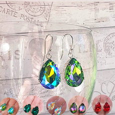 Sterling, rainbow, Dangle Earring, Jewelry