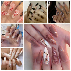 nail decoration, ballerinanail, acrylic nails, nail tips