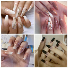 nail decoration, fakenailart, acrylic nails, nail tips