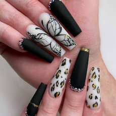 butterfly, acrylic nails, nail tips, Beauty