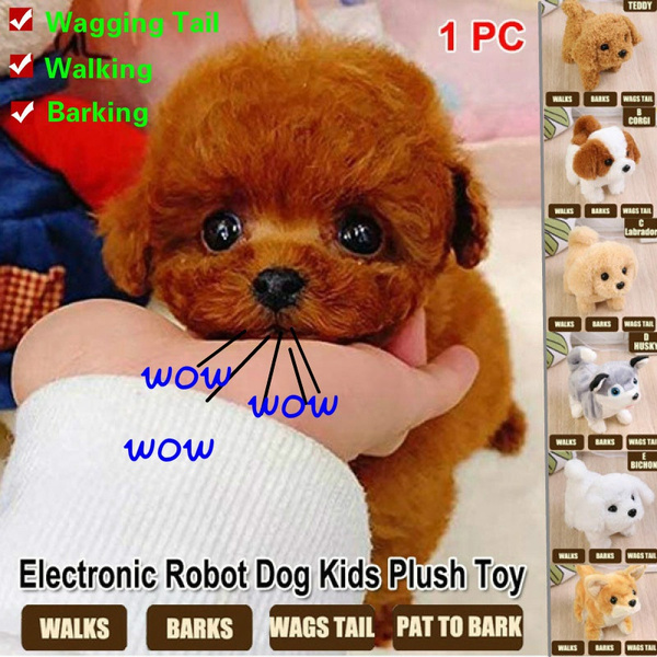 interactive plush puppy