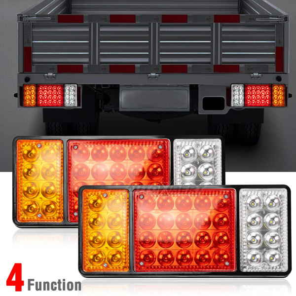 Waterproof 36LED Car Trailer Rear Tail Light Truck Turn Signal Indicator Stop Brake Reverse