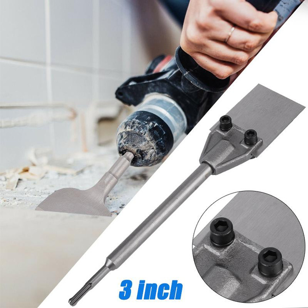 3inch Width Tile Remove Tool Wide Chisel Cranked Chisel Scraper Bits