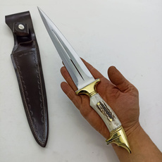 Handmade, wolfknife, dagger, doubleedgeblade