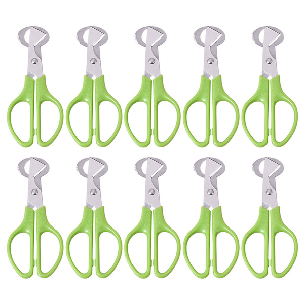 10PCS Egg Scissors Quail Egg Shell Cutters Separator Small Quail