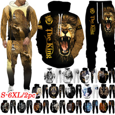3D hoodies, Men's Hoodies & Sweatshirts, lionhoodie, Hoodies
