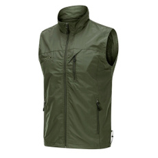 Summer, Vest, Outdoor, Breathable