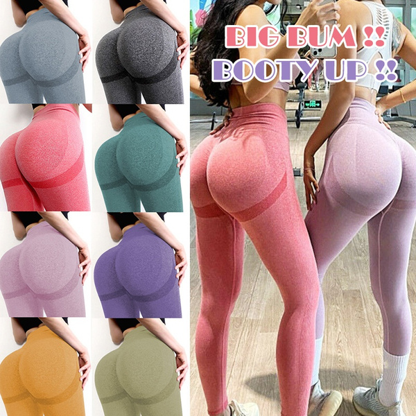 Seamless Workout Leggings for Women Bum Lifting High Waist Yoga Pants  Scrunch Booty Leggings Gym Fitness Compression Tights 4 Way Stretch Sport  Pants