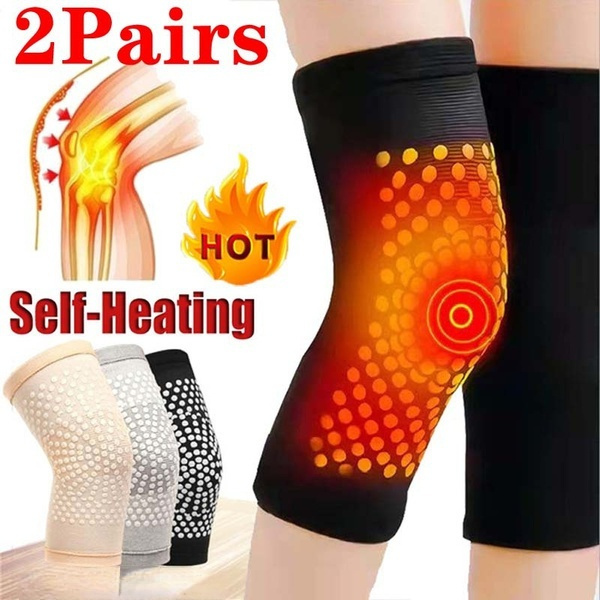 2Pairs Self Heating Knee Pad Knee Brace Warm for Arthritis Joint Pain
