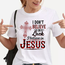 jesuschrist, Fashion, Graphic T-Shirt, godtshirt