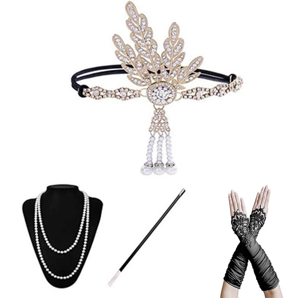 Drop Shipping Halloween Cosplay Costumes 1920s Great Gatsby Accessories ...