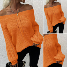 fall clothes women, Fashion, knitted sweater, Hollow-out