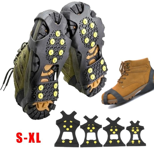 Ice Grippers Traction Cleats And Boots Rubber Snow Shoe Spikes Crampons With 10 Steel Studs Cleats Prevent Outdoor Activities From Wrestling Xl 4630fe3b 14a4 4614 8def 3e8317189c62.6f2bdb07a6abd9a1a5146f504cc40331