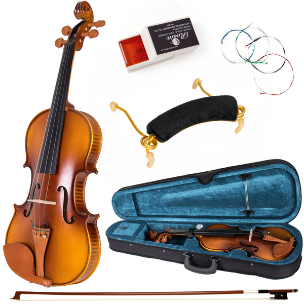 Aklot 4/4 Full Size Violin Solid Maple Fiddle Acoustic Violin Kit for