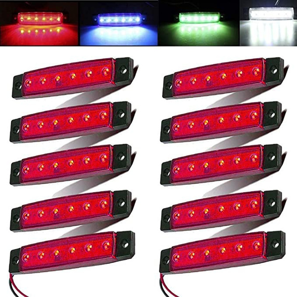 10-Pack Waterproof Marine LED Boat Lights, Amber, 12V | IP68 Underwater Lighting For Deck, Navigation & Interior - View #12