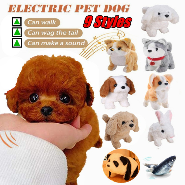 interactive plush dog