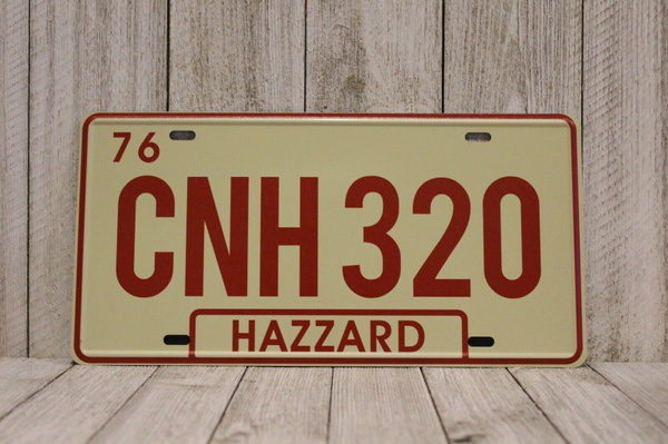 New Dukes of Hazzard CNH 320 Georgian replica license plate logo ...