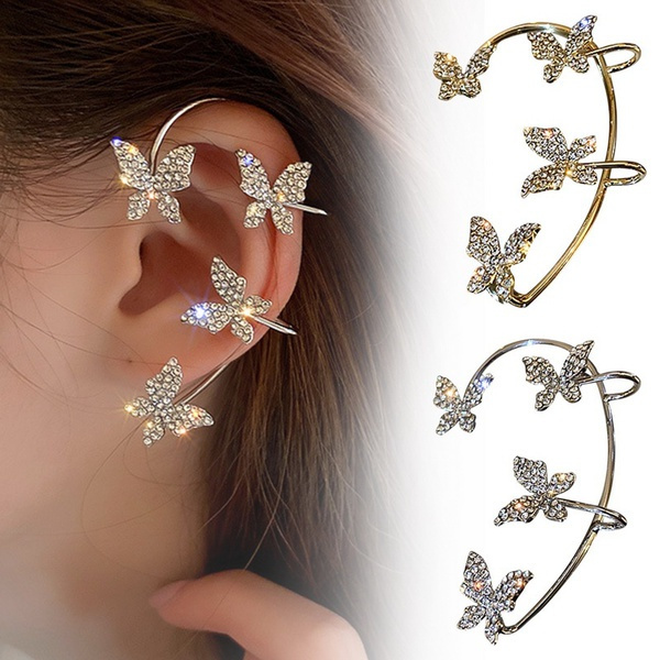 Earrings that hang sales over the ear