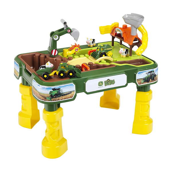 john deere wooden toy box