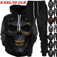 3D hoodies, Goth, Two-Piece Suits, fashion tracksuit