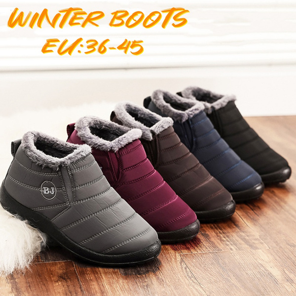 Women/Men's Fashion Winter Martin Boots Winter Warm Snow Boots Warm
