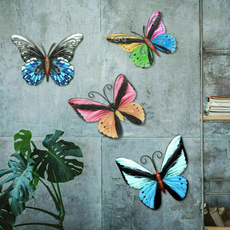 butterfly, metalbutterflie, Decoración, Exterior