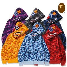 bapeshark, 3D hoodies, Shark, Fashion