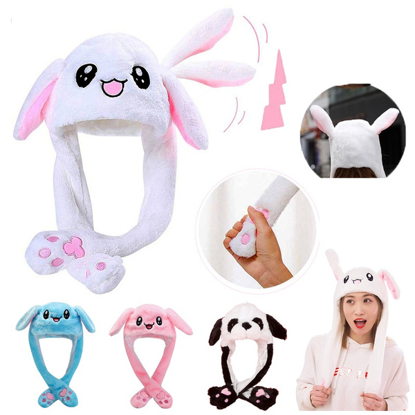 1 Pcs Rabbit Ear Hat Cute Cartoon Bunny Hat Ear Moving Kawaii Panda Ear Hat Bunny Ears Solf 1 Pcs Rabbit Ear Hat Cute Cartoon Bunny Hat Ear Moving Kawaii Panda Ear Hat Bunny Ears Solf