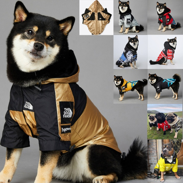Dog Clothes Dog Wind and Rain Raincoat for Large Dogs Pet Dog Jacket