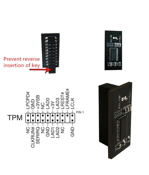 For ASUS TPM-L R2.0 Compatible Trusted Platform TPM 2.0 Module (20 Pin ...