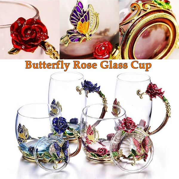 Wildflower Beer Can Glass | Iced Coffee Glass Cup | Trendy Cup | Glass  Coffee Cup | Coffee Cup | Bridesmaid Gift| Custom Cup