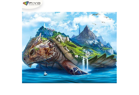 DIY 5D Diamond Painting Dragon Animal Full Drill with Number Kits Home and  Kitchen Fashion Crystal Rhinestone Cross Stitch Embroidery Paintings Canvas