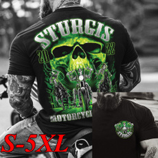 Fashion, motorcycleshirt, sturgistshirt, skulltshirt