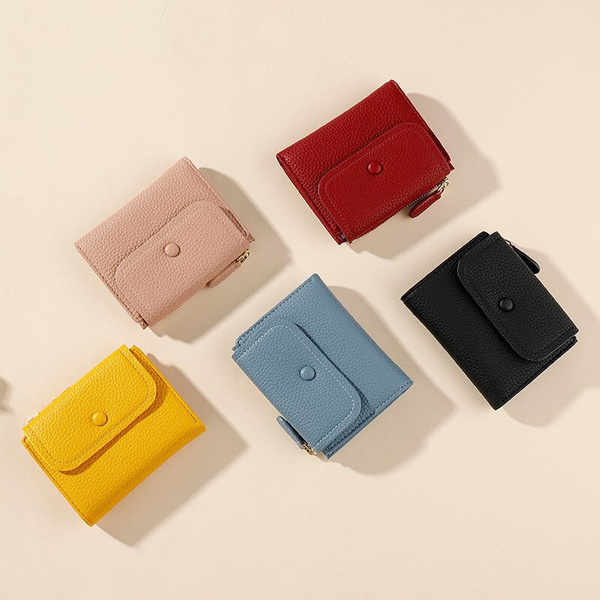 Ladies mini wallet  Coin Purse Pu Leather