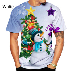 Mens T Shirt, Fashion, Christmas, Santa Claus