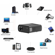 portableprojector, led, projector, homecinematheater