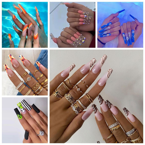 butterfly, ballerina, acrylic nails, Fashion